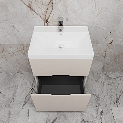 Style Line Тумба с раковиной Матис 60 крем – фотография-5